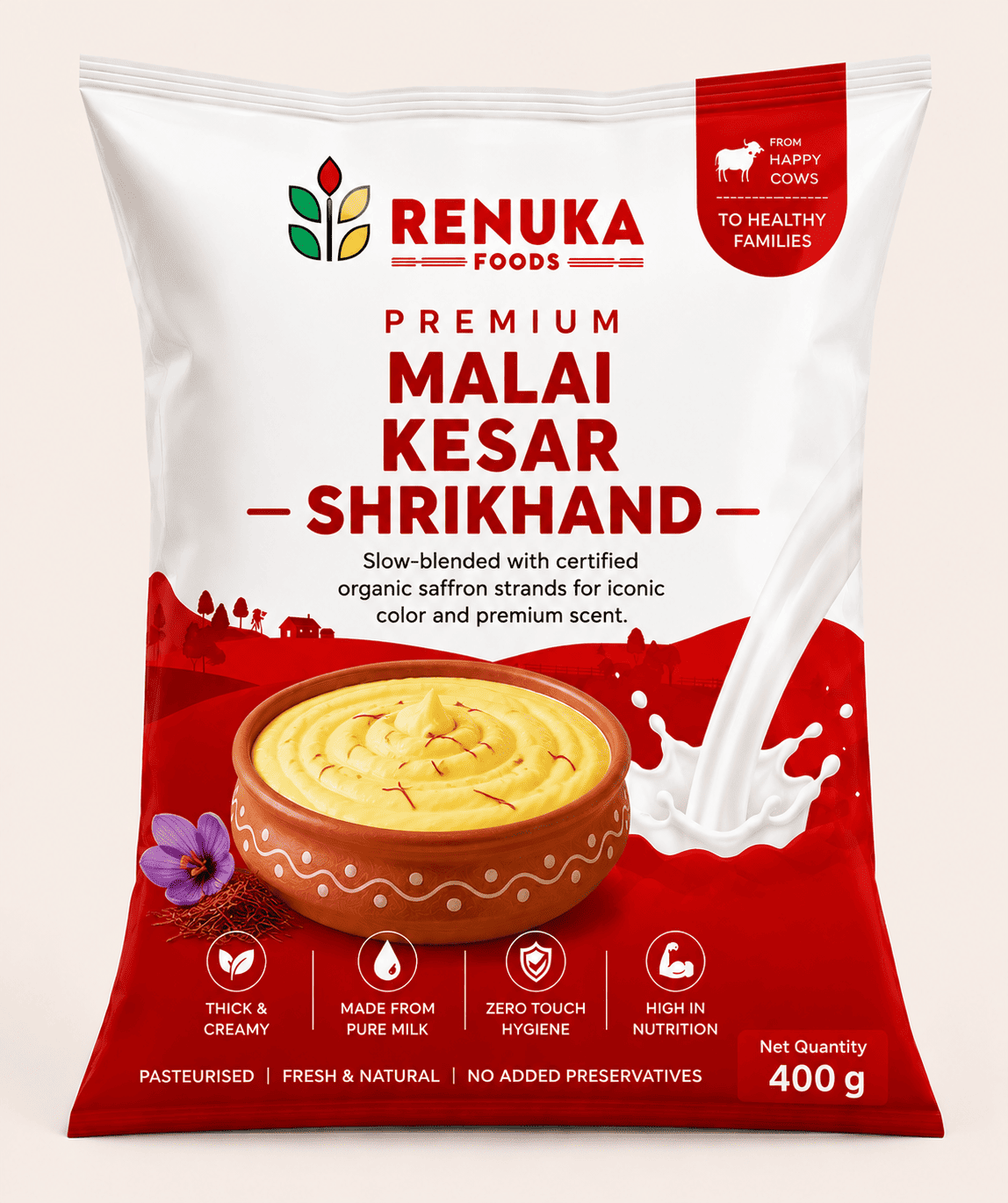 Malai Kesar Shrikhand
